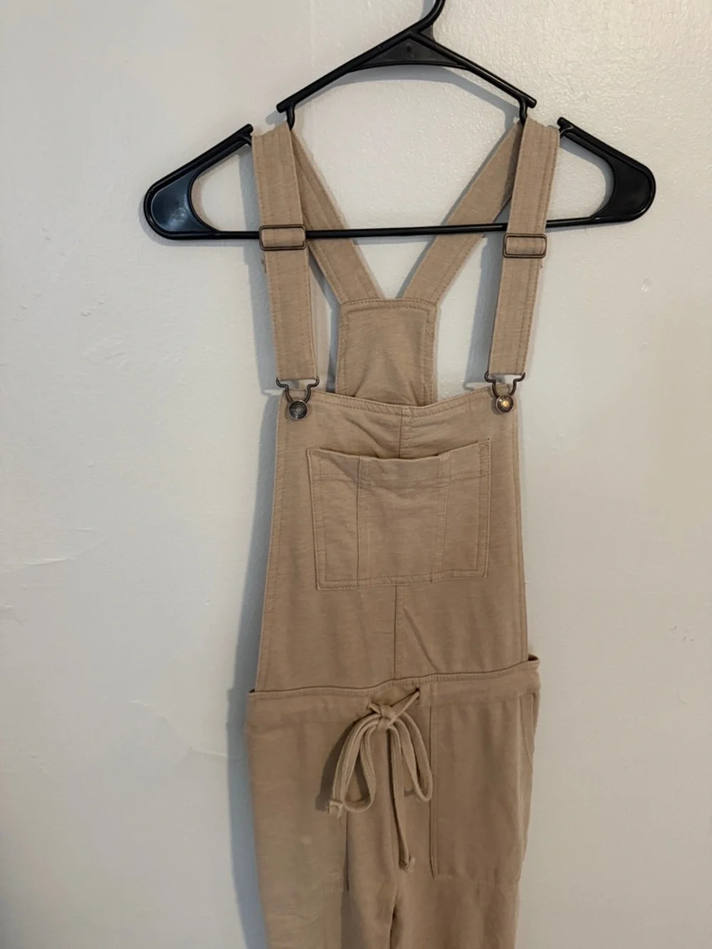 Wallflower Beige/Tan Overalls Jumpsuit - Picture 2 of 3